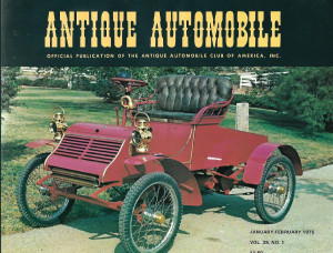 ANTIQUE AUTOMOBILE 1975 JAN - '1901 AMERICAN, '29 TYPE 640 PACKARD, '05 MODEL N 